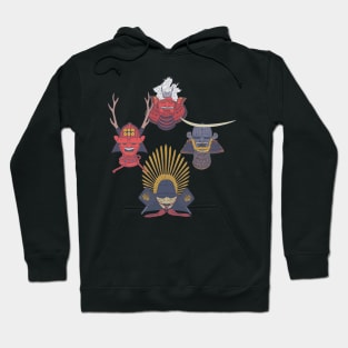 Samurai Helmet - Feudal Japanese Warrior - Kabuto Hoodie